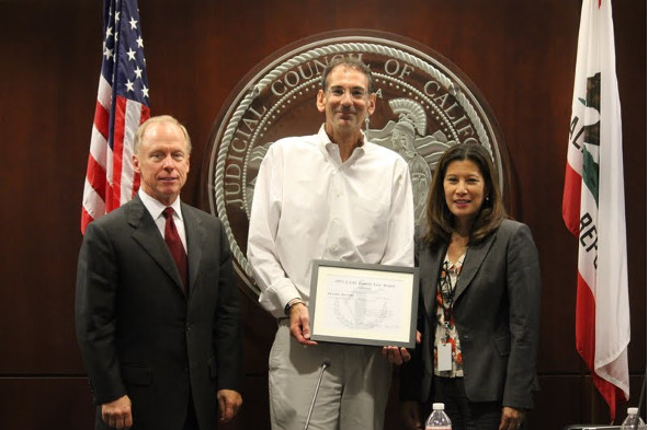 Harry Jacobs with 2013 Family Law Award